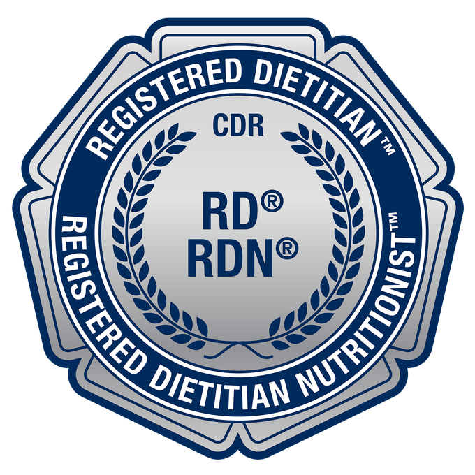 CDR Registered Dietitian Nutritionist credential badge
